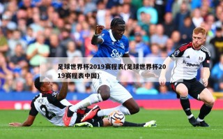 足球世界杯2019赛程表(足球世界杯2019赛程表中国)