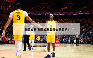 球员交易(球员交易是什么意思啊)