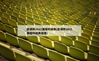 欧洲杯2021赛程时间表(欧洲杯2021赛程时间表结束)