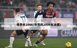 世界杯2006(世界杯2006年决赛)