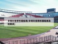 卡塔尔世界杯赛程表(卡塔尔世界杯赛程表及结果表)