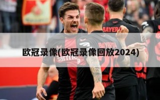 欧冠录像(欧冠录像回放2024)